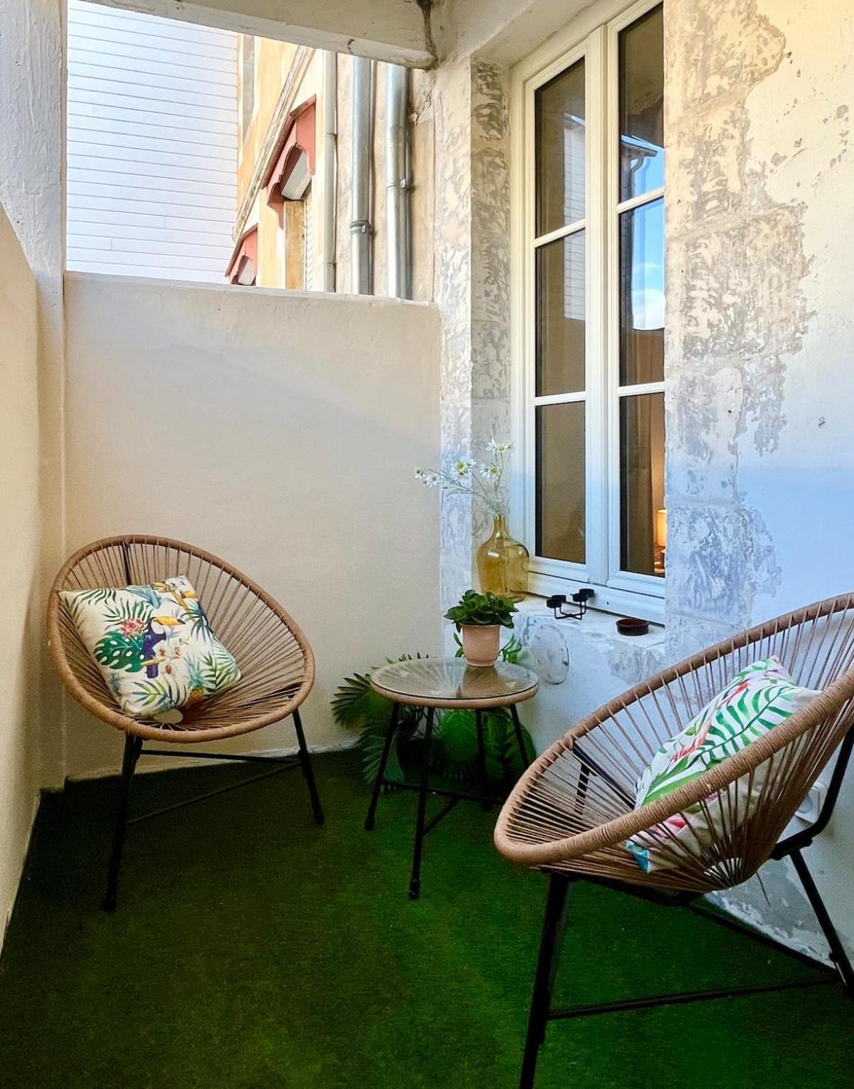 Ferienwohnung Escapade Vintage Avec Terrasse En Centre Historique La Rochelle  Exterior foto